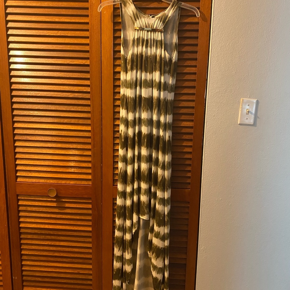 MICHAEL KORS Tie Dye Low-High Dress